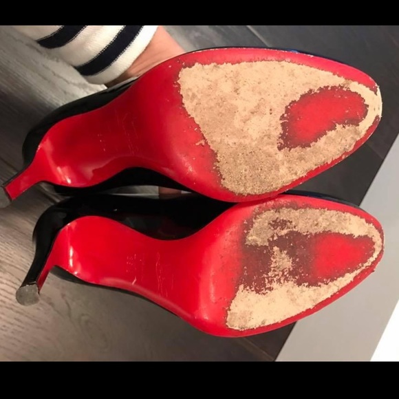 Christian Louboutin Simple 100 Pumps Heels Sz 36.5 - Picture 3 of 3